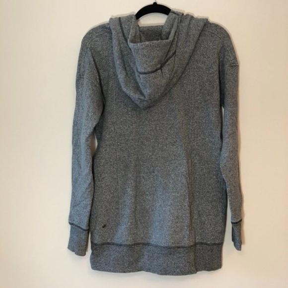 Lululemon Wrap Up Jacket Heathered Speckled Black -  Size 2 - Picture 7 of 7